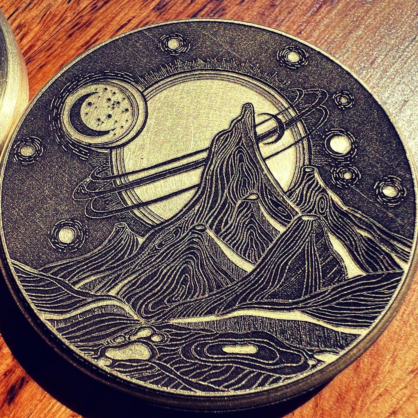 Alien Mountain Haptic Coin