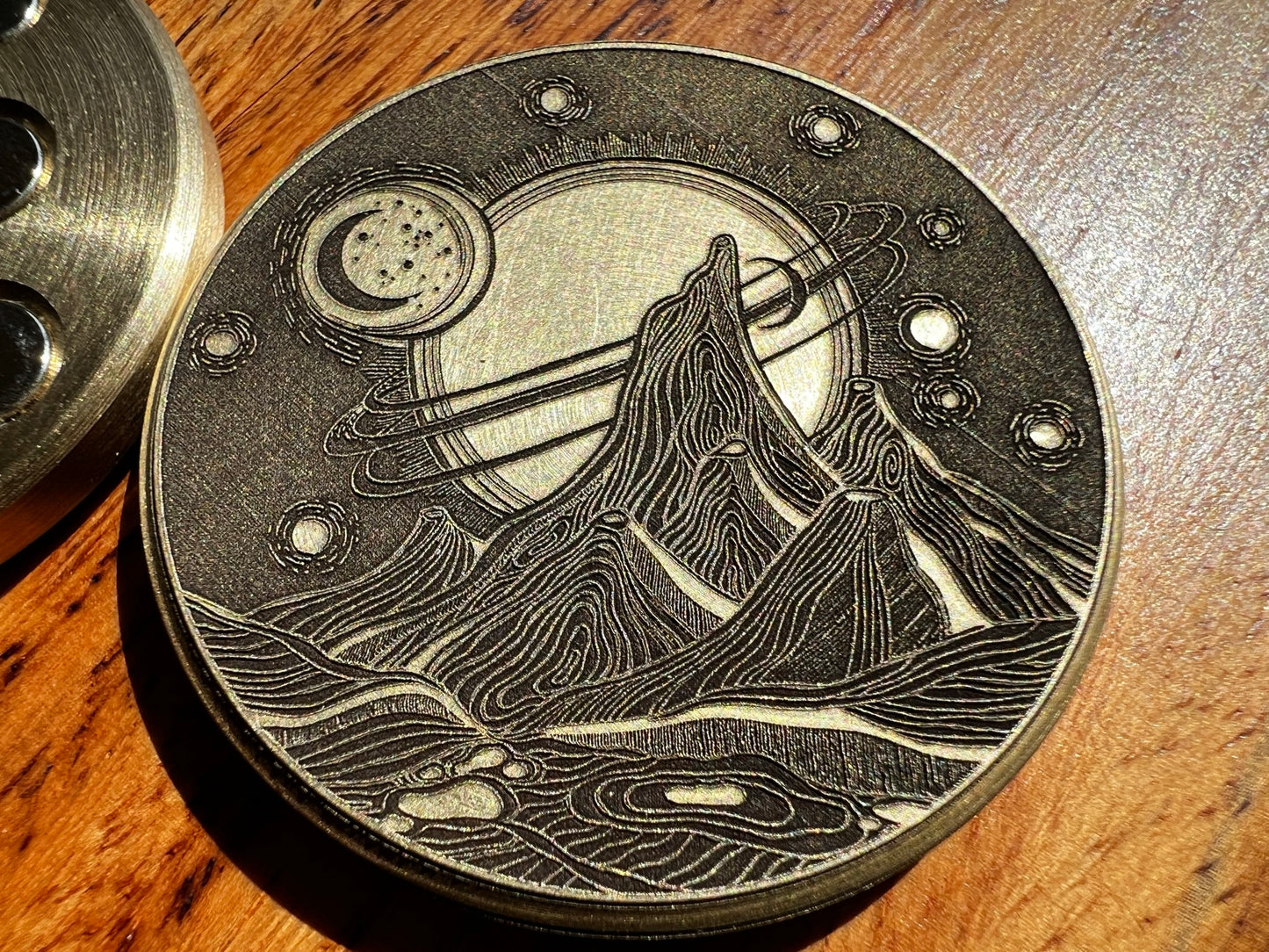 Alien Mountain Haptic Coin