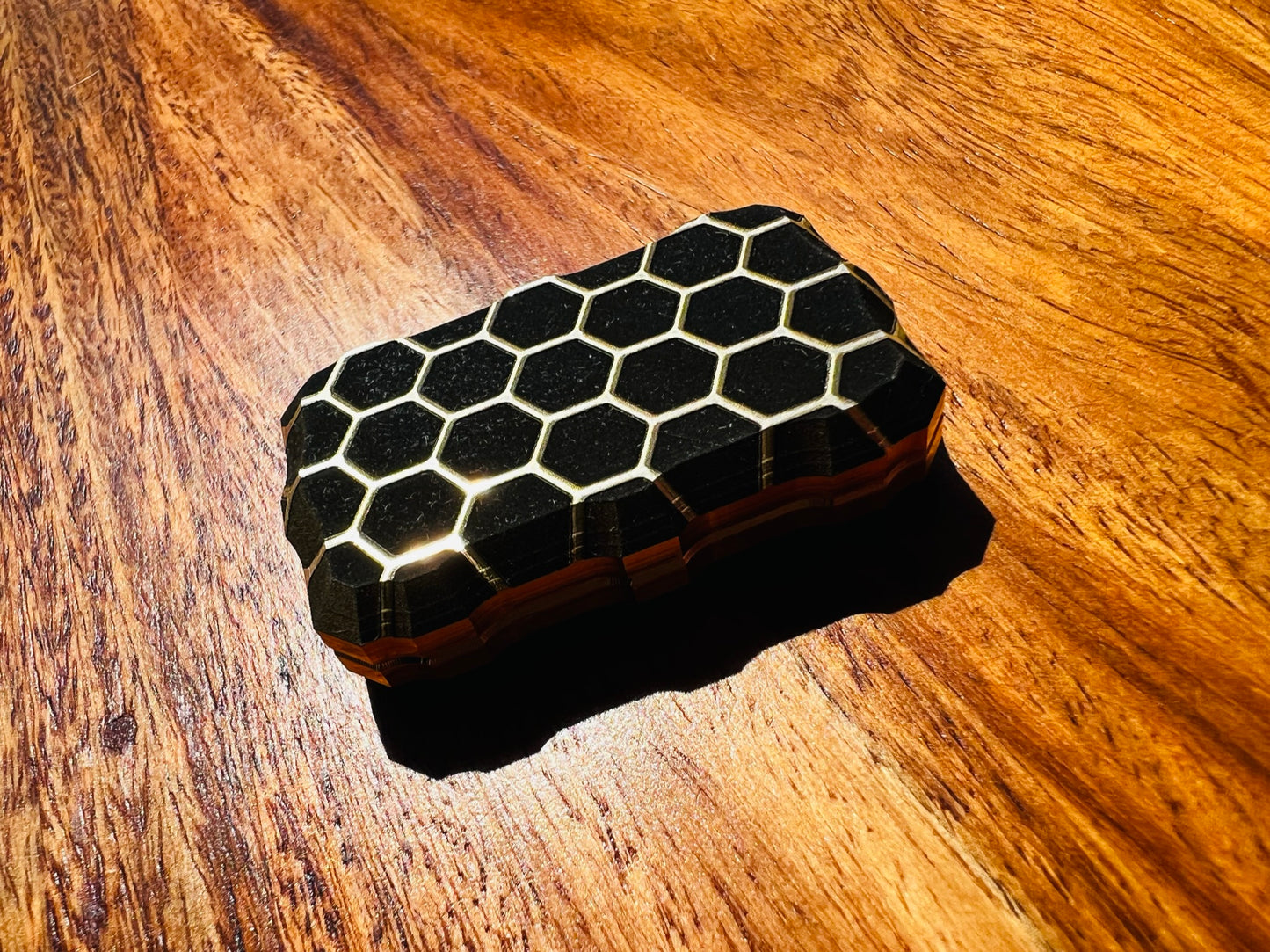 Brass Biscuit V1 - Honeycomb