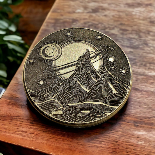 Alien Mountain Haptic Coin