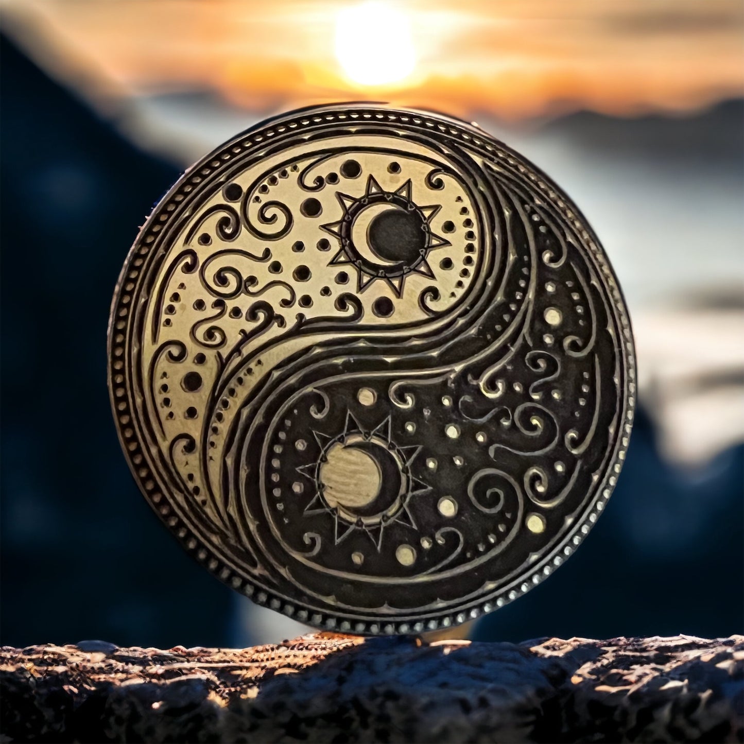 Ying-Yang Haptic Coin